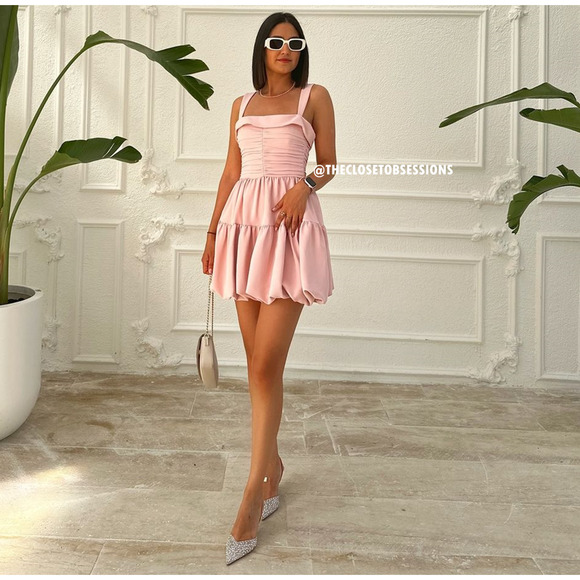 ZARA BLOGGER FAVE!!! Short Dress with Wide Straps NWT - Picture 14 of 17